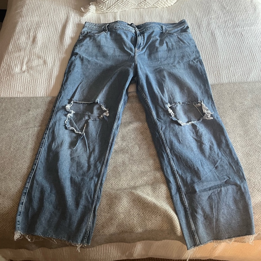Hollister Light Blue High-Rise Jeans